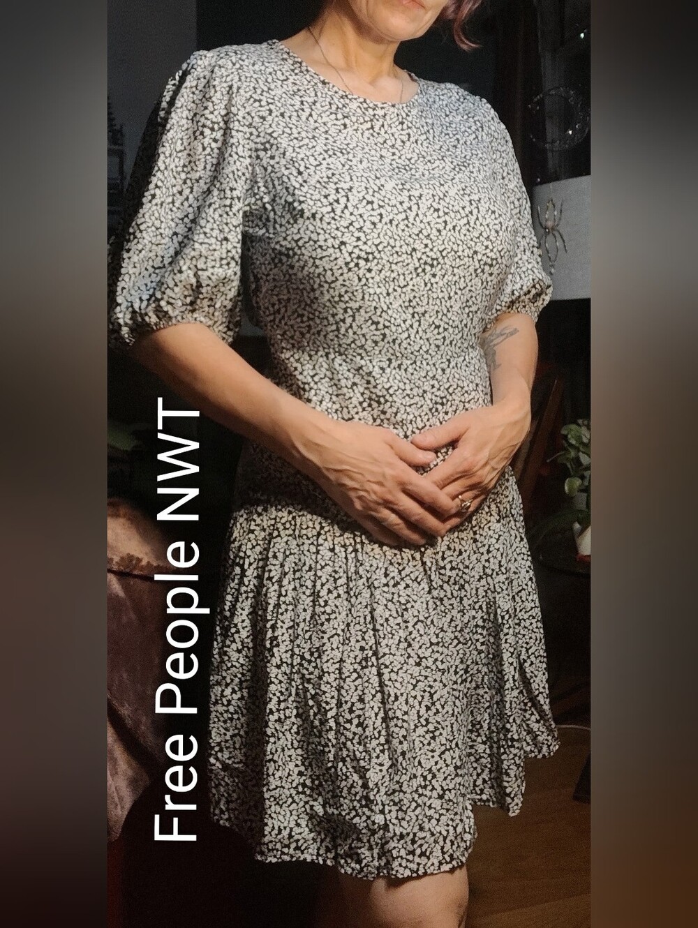 NWT Free People Dress With Open Back